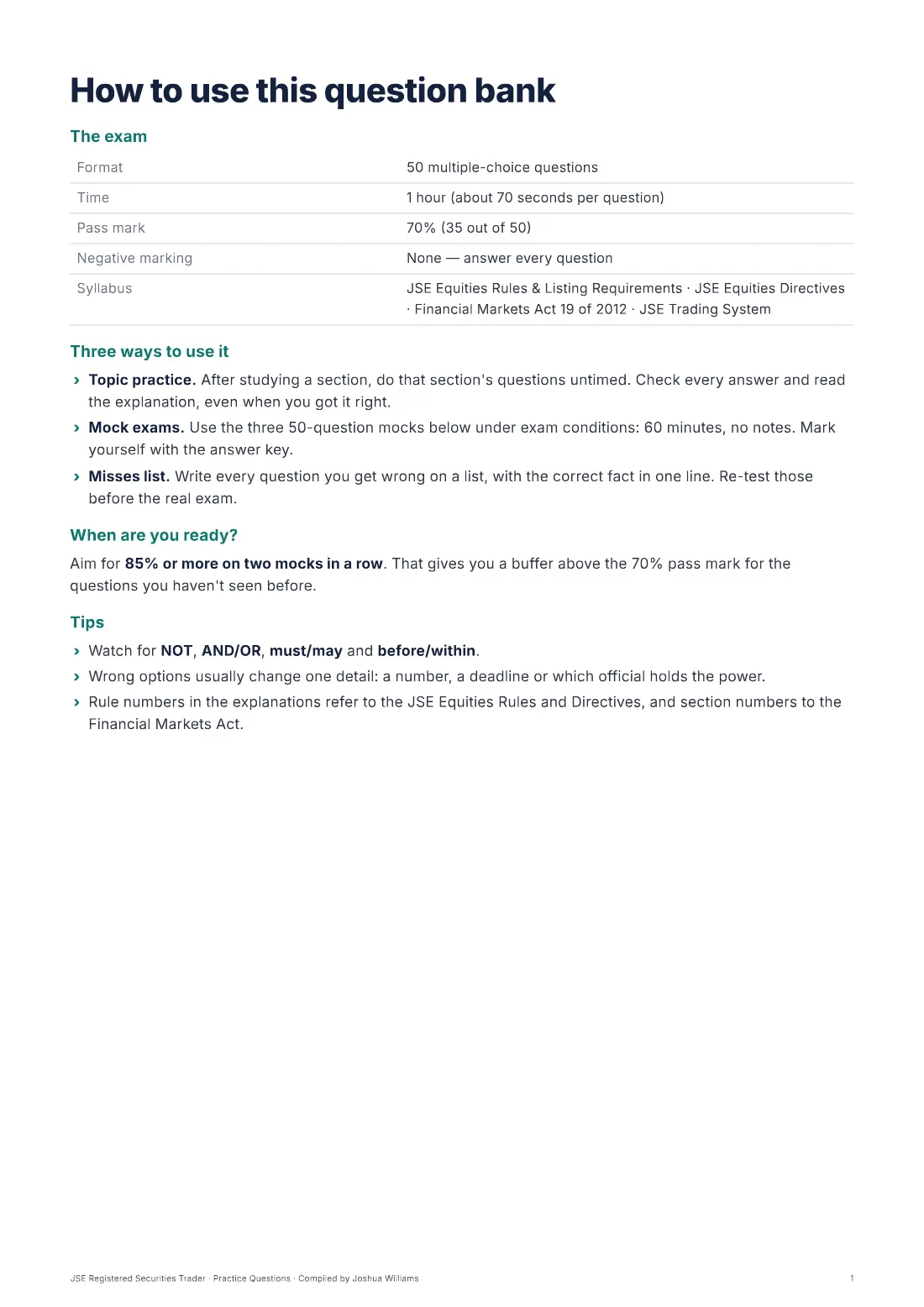 Page 2 of the notes